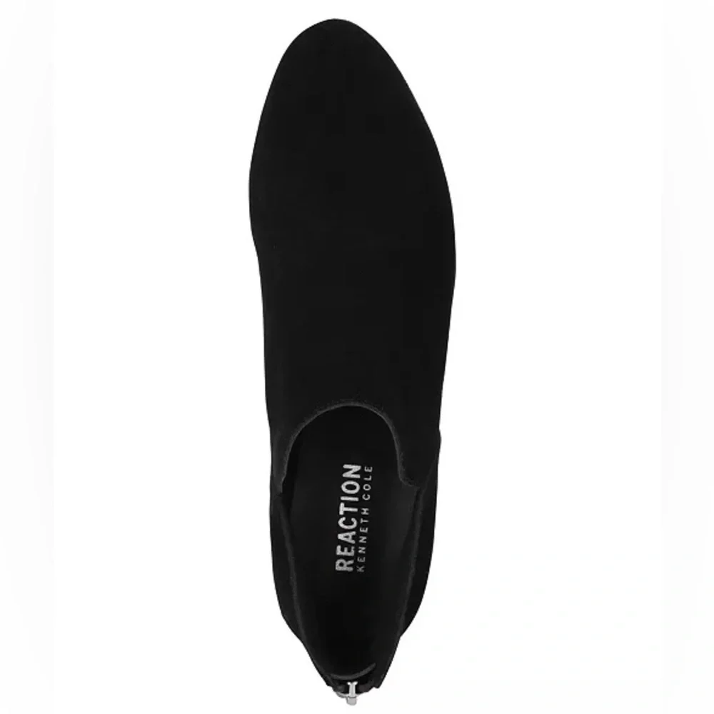 Kenneth Cole Reaction Black Suede Ankle Booties